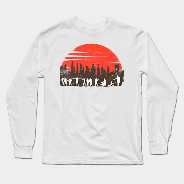 My Zombie Art Long Sleeve T-Shirt by Silenceplace